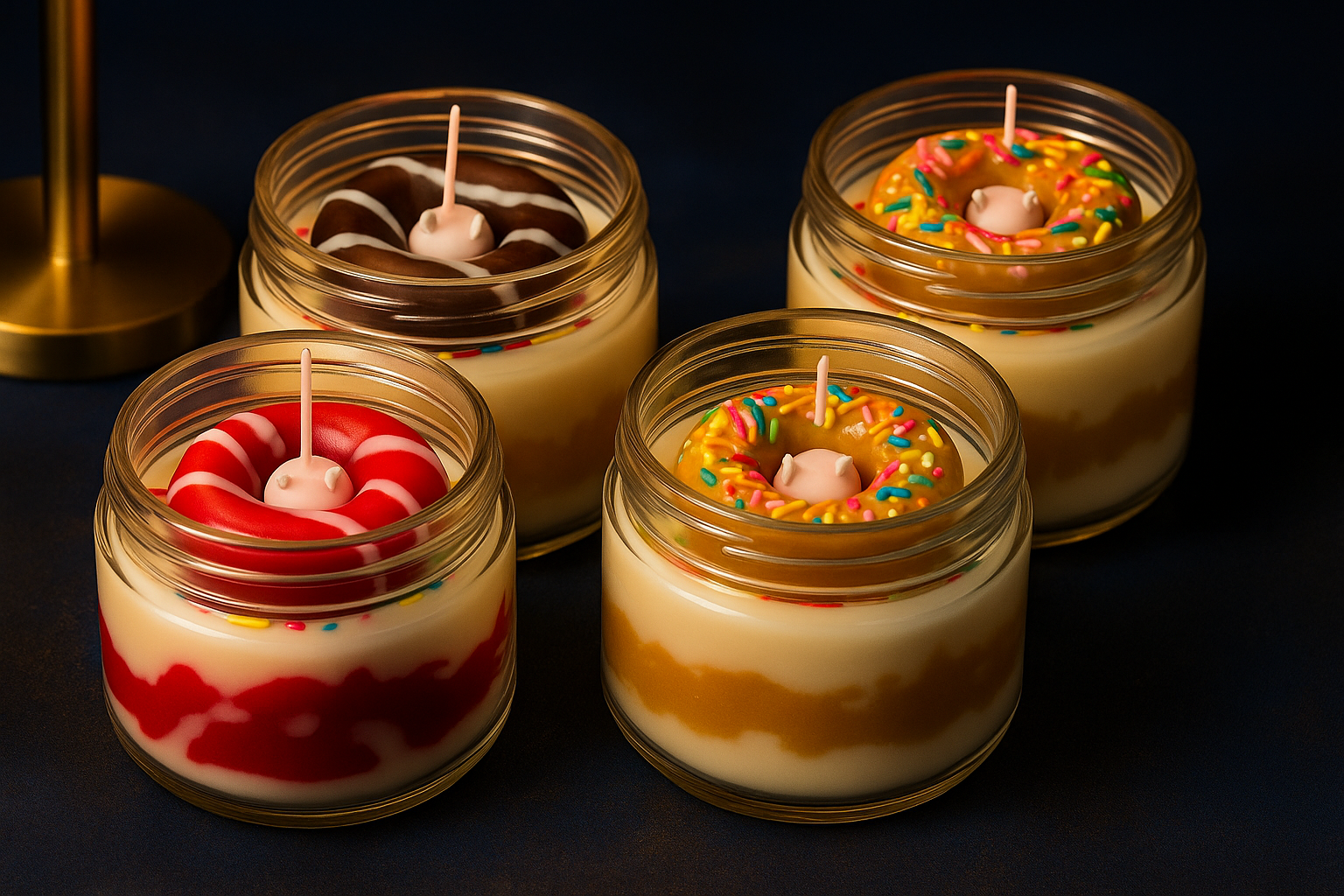 Donut Dessert Candle