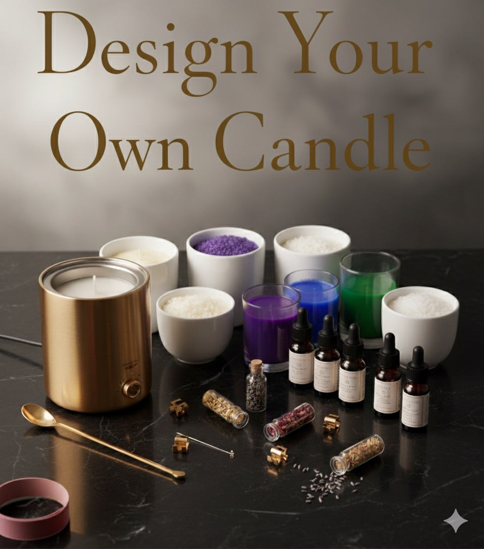 Custom Design Your Own Candle – Choose Your Color, Scent & Style